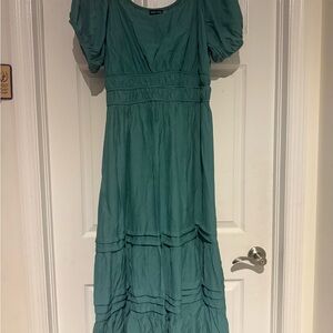 Elegant Teal Dress